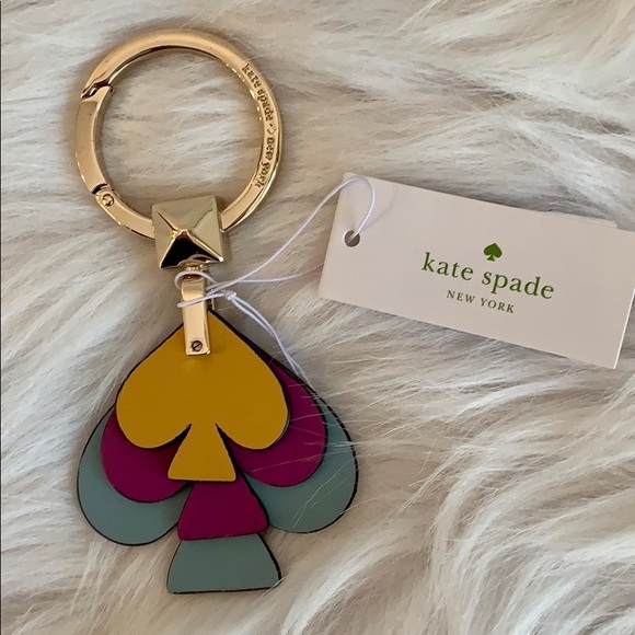 kate spade Accessories - kate spade Stacked Spade Key FOB Seaside